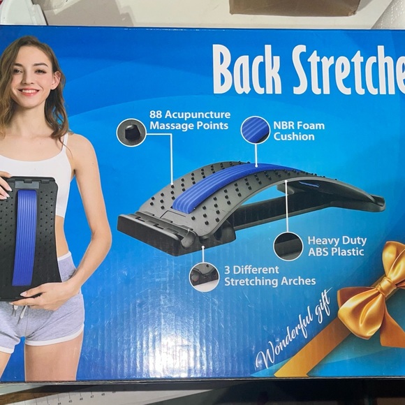 Back Stretcher, Multi-Level Back Stretcher, Upper and Lower Back Pain Relief Dev - Picture 8 of 8